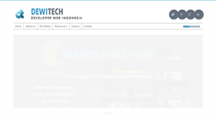 Desktop Screenshot of dewitech.com